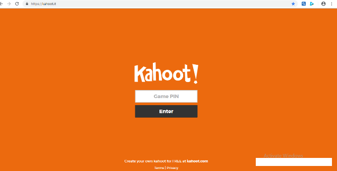 Kahoot-ის პლატფორმის  გამოყენება გაკვეთილზე